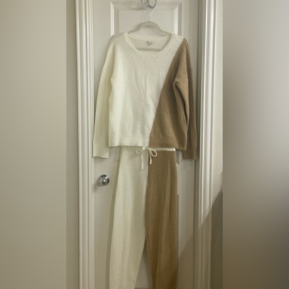 Pants - Cream & Tan warm outfit